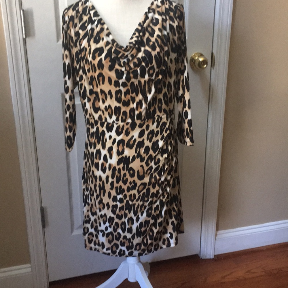 Leopard print dress